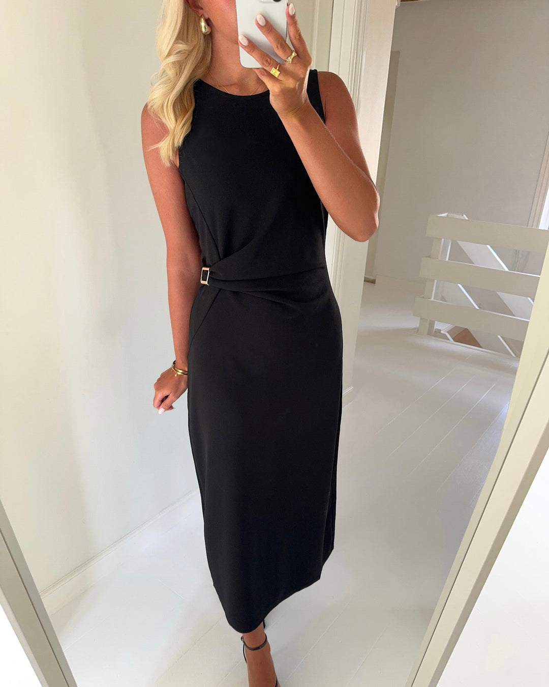 Vero Moda kjole hosanna sl 7/8 black