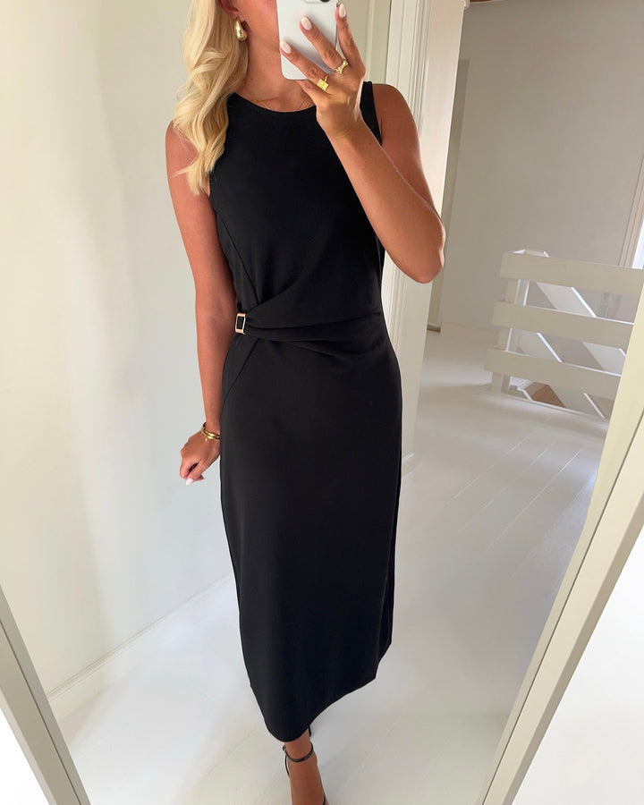 Vero Moda kjole hosanna sl 7/8 black