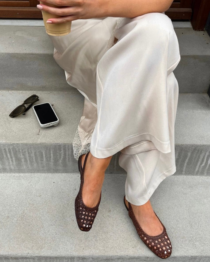 Copenhagen Shoes ballerina as the sea brown - FORUDBESTILLING LEV. MIDT JUNI