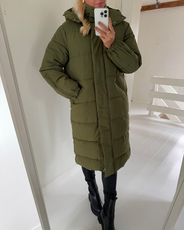 JDY jakke flotte winter moss/DTM