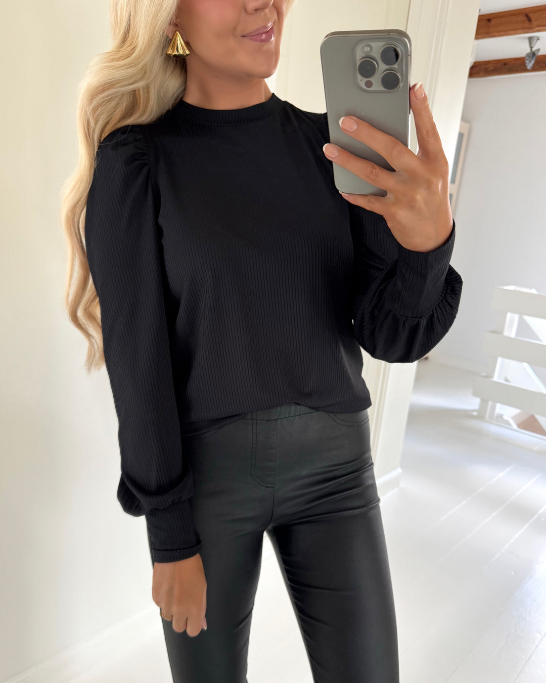 Sister's Point bluse vya ls black