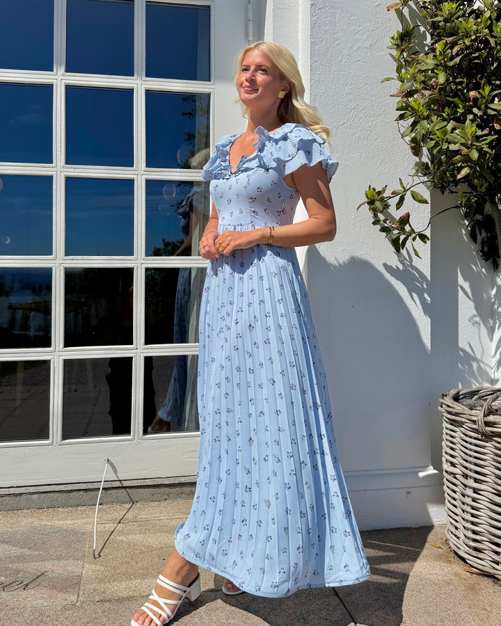 Y.A.S kjole svea ss ankle skyway svea print