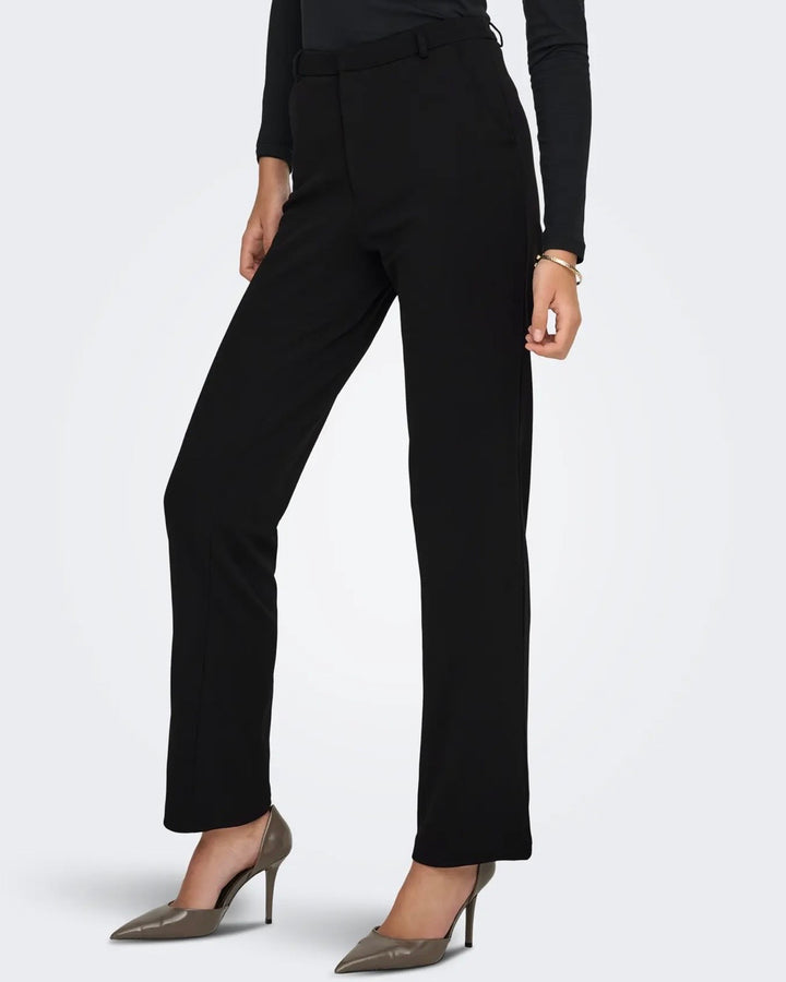 JDY bukser geggo life straight black