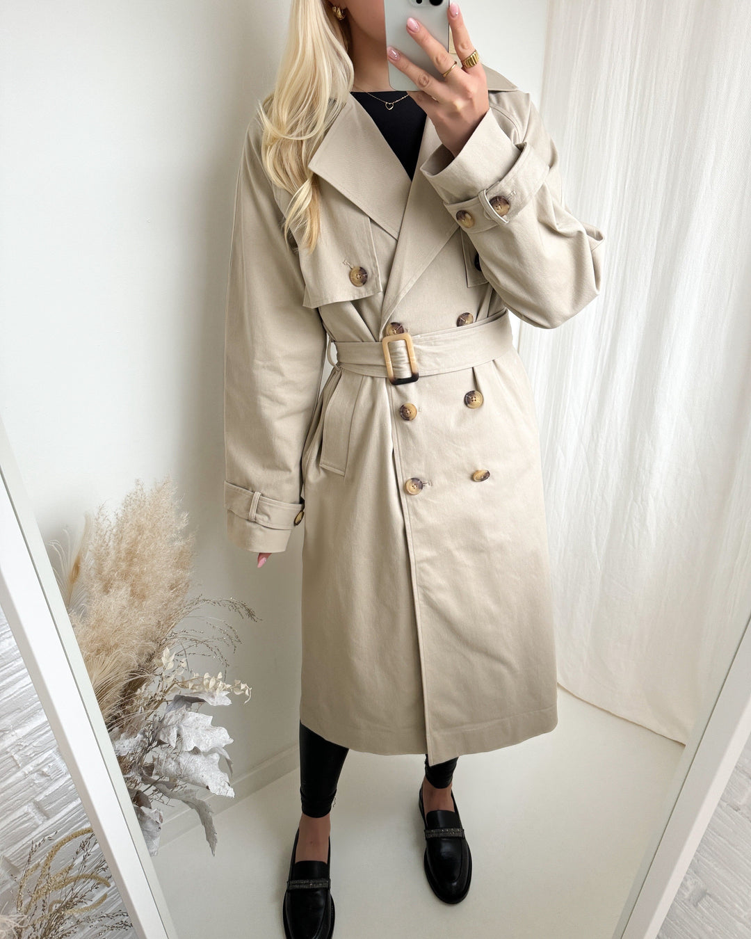 Y.A.S trenchcoat teronimo doeskin