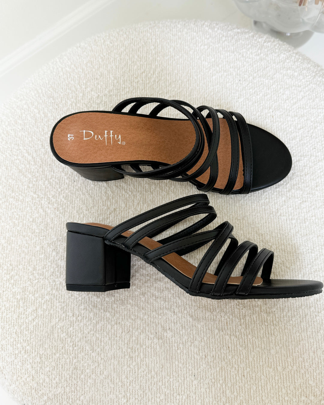 Duffy sandal 97-21166 black