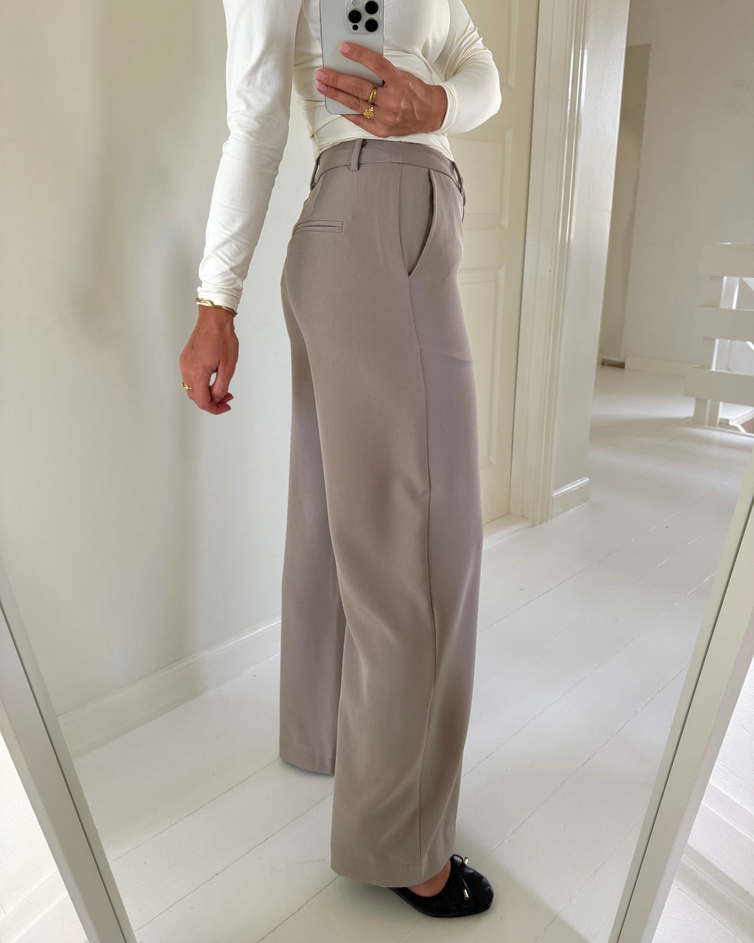Vero Moda bukser lizzo hw wide moon rock