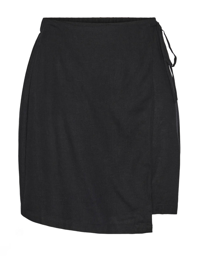 Pieces nederdel pia mw mini black