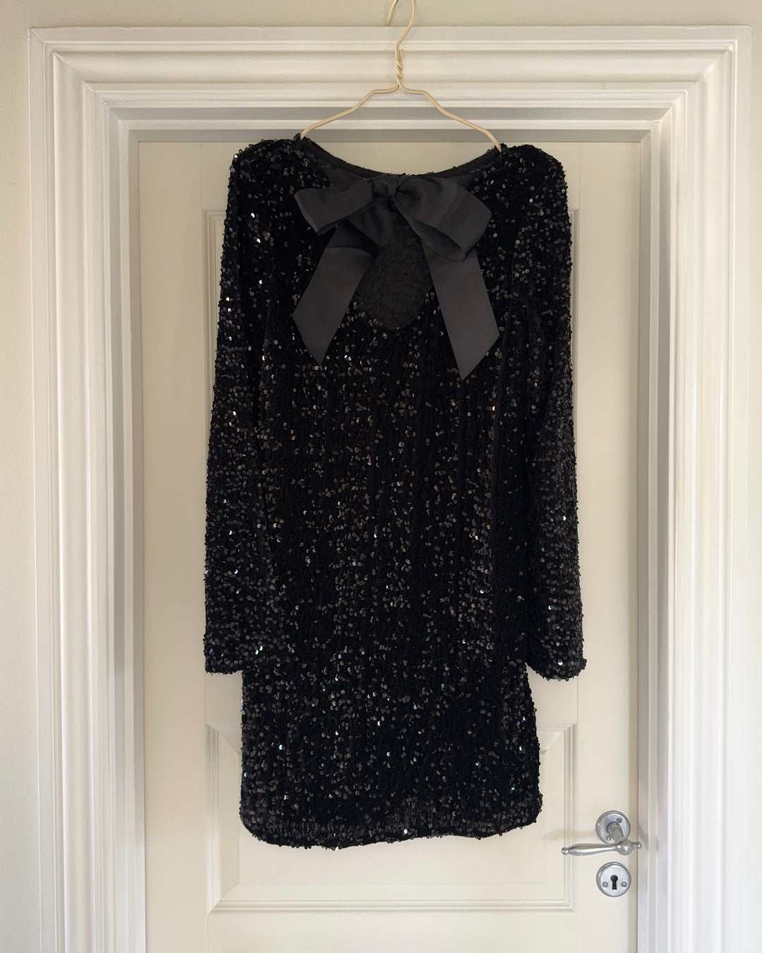 Pieces kjole kam bow black/black sequence