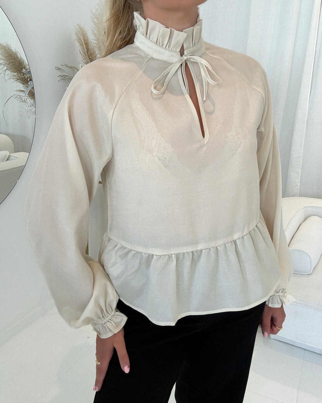 Sister's Point bluse vibina-ls cream