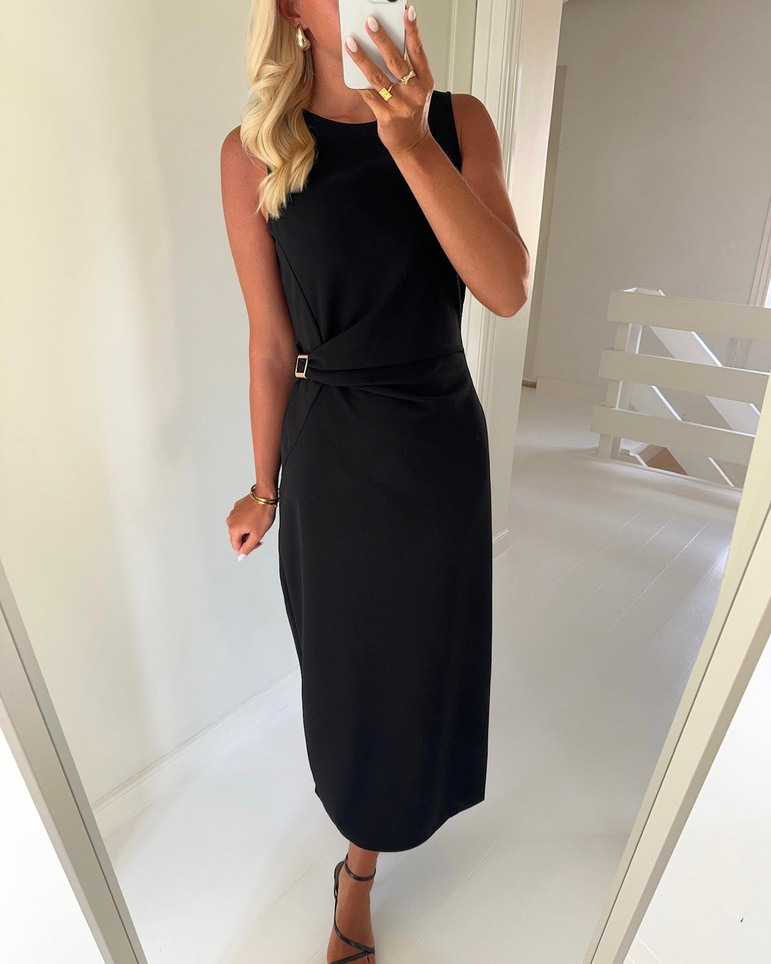 Vero Moda kjole hosanna sl 7/8 black