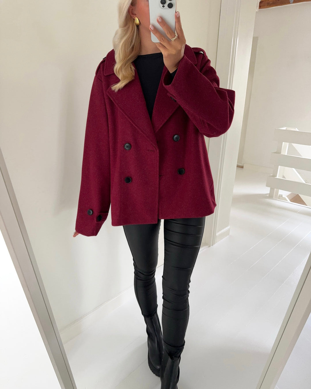 Sister's Point jakke caleb-new2 bordeaux mel.