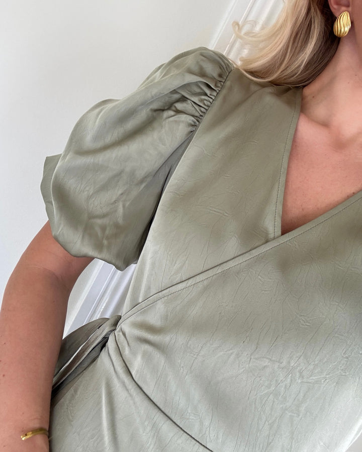 A-View kjole sinda dusty green