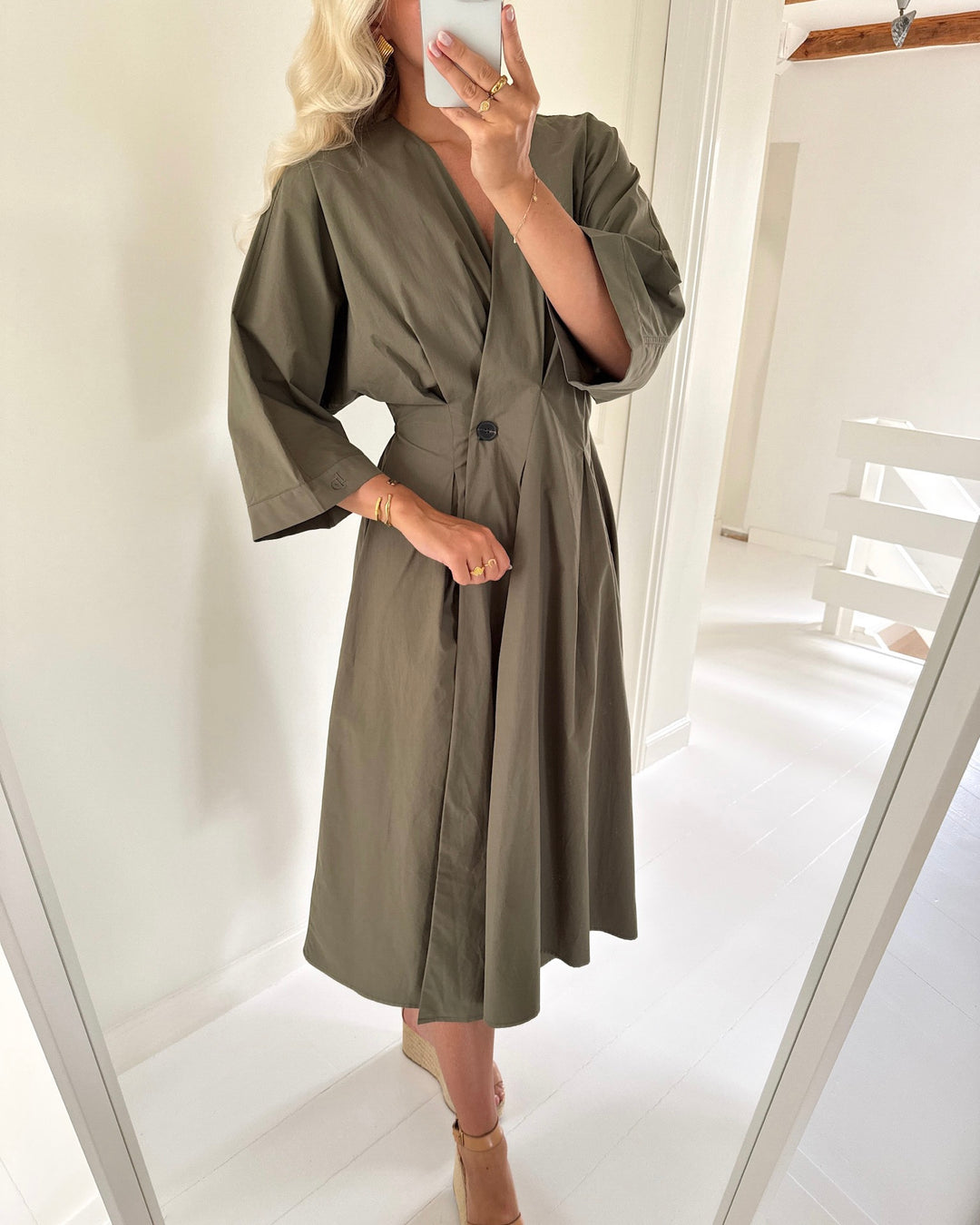 Love&Divine kjole love1602 khaki