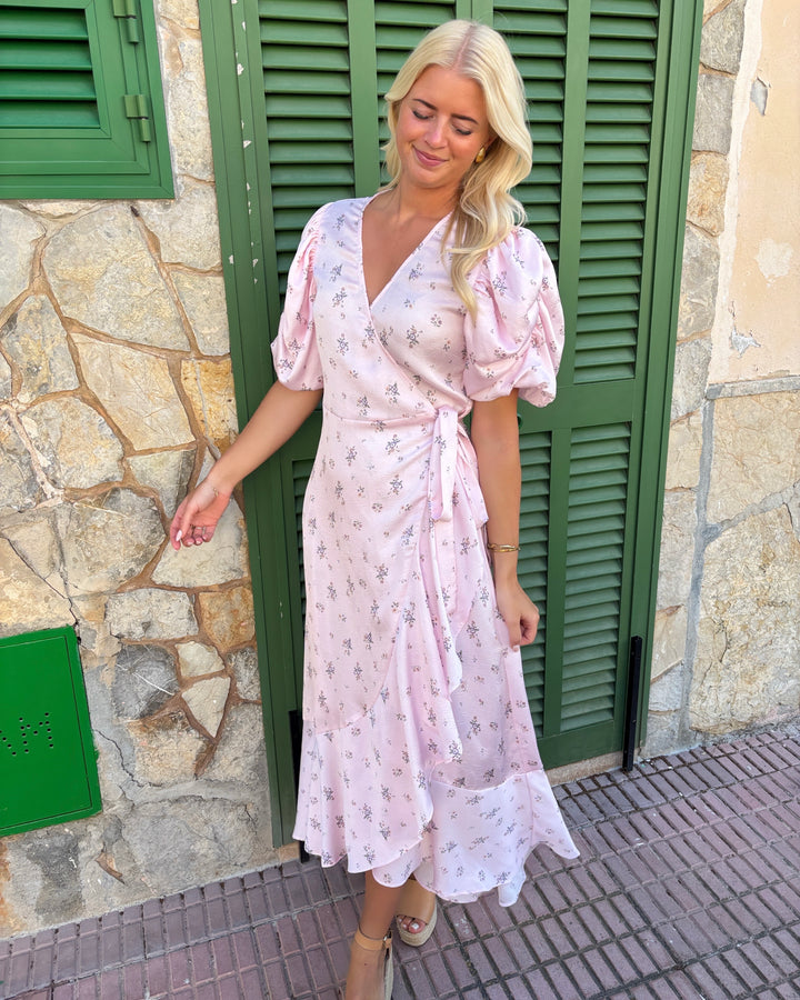 A-view kjole sinda flower rose/green