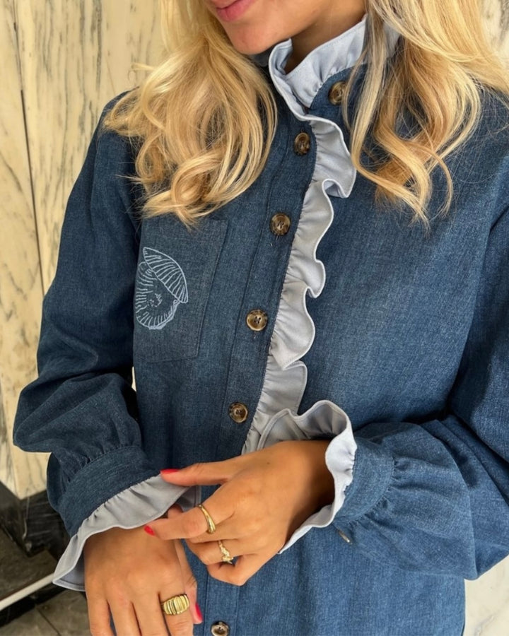 Stories from the Atelier skjorte nature medium blue