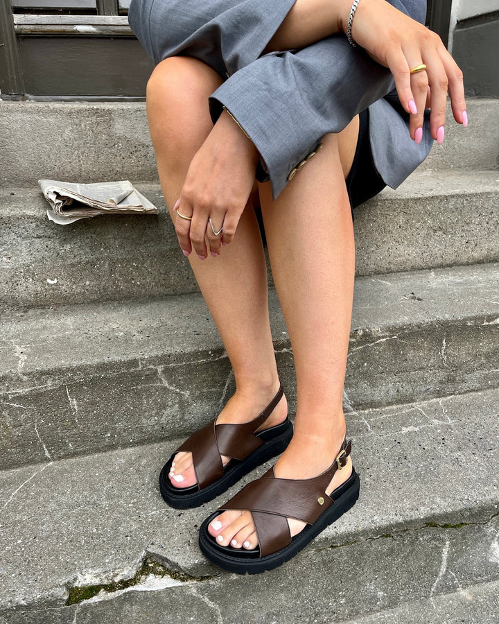 Copenhagen Shoes sandaler summertime dark brown