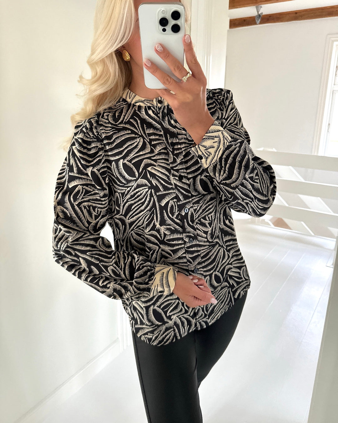 Love&Divine skjorte love834-5 black/cream