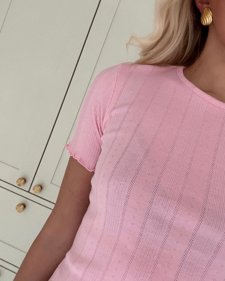 Only top tenna o-neck ss romance rose