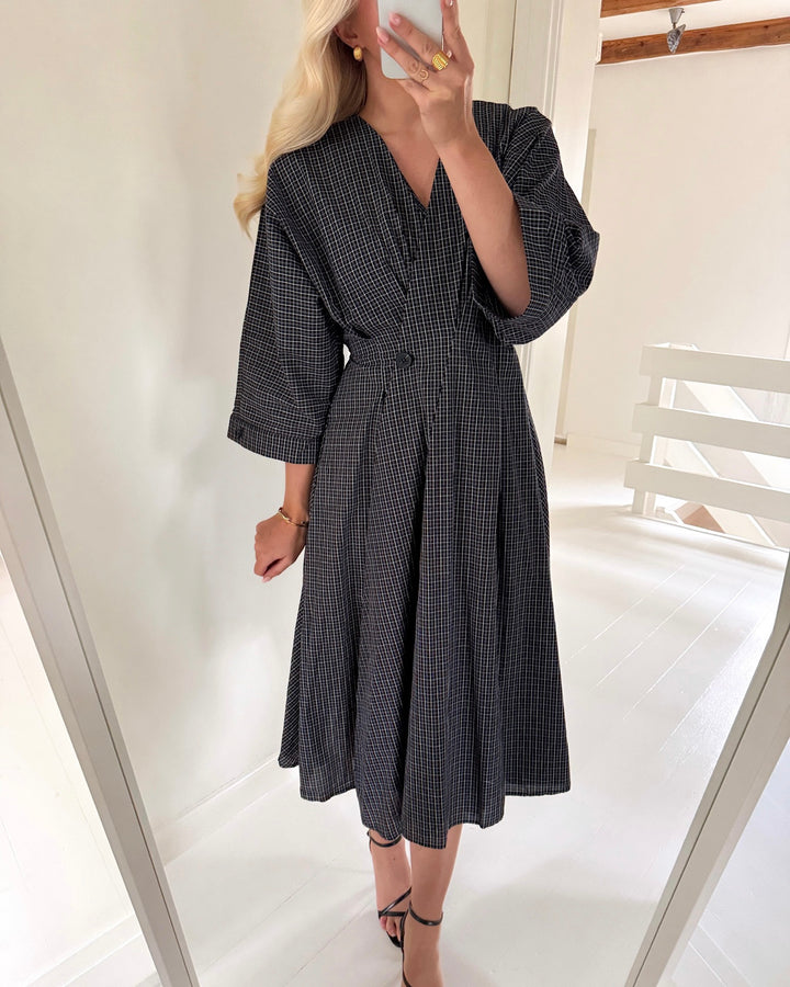 Love&Divine kjole love1602-1 black check