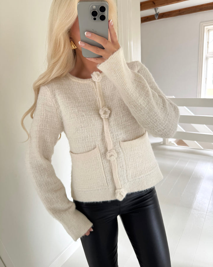 Vero Moda cardigan blossom ls o-neck birch/melange