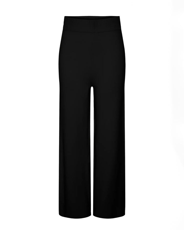 Y.A.S bukser fonny hw knit black