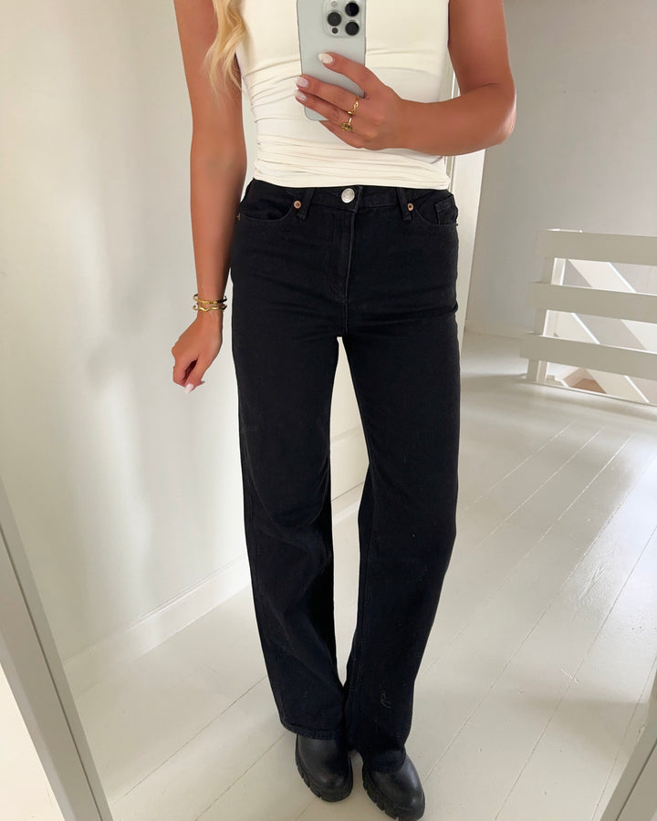Vero Moda jeans tessa hr wide black