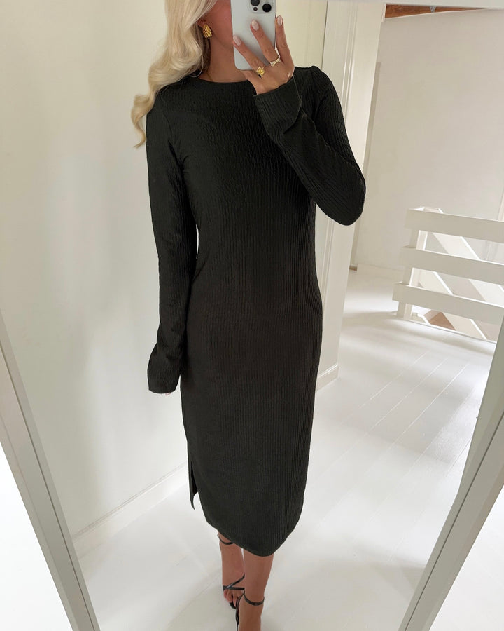 JDY kjole bella ls structure rosin