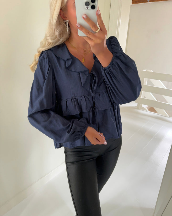 A-View bluse charlotte navy