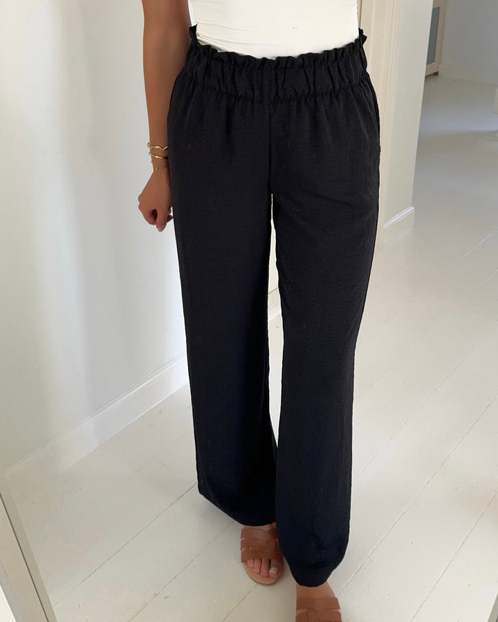 JDY bukser divya life hw wide wvn noos black