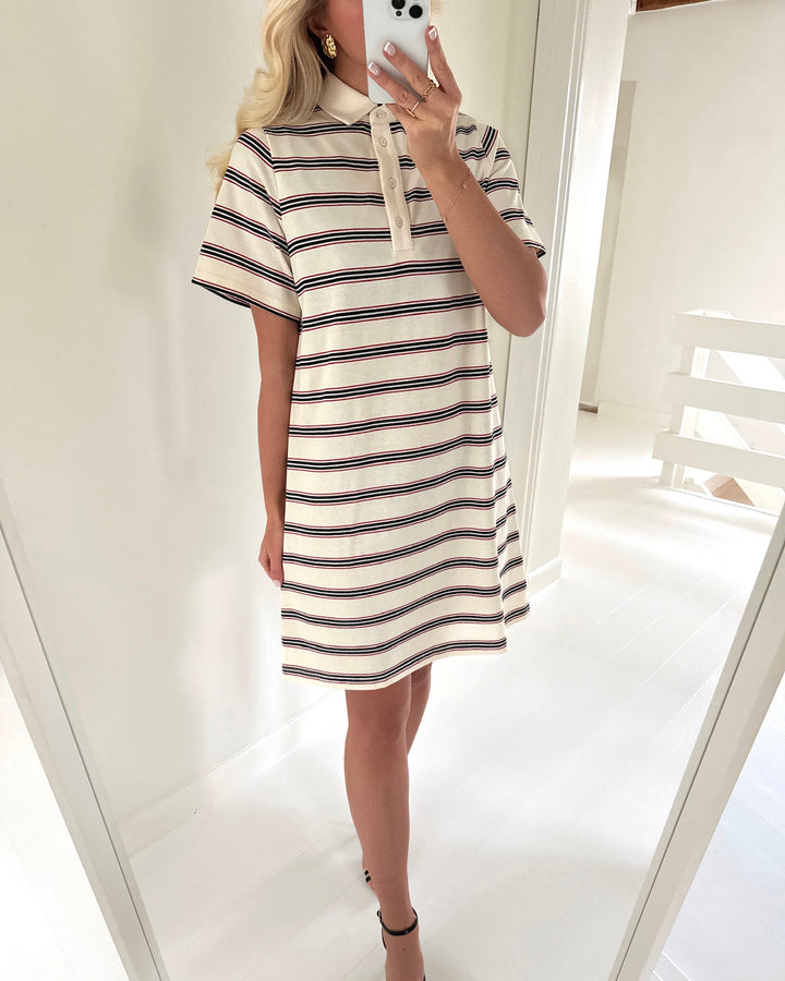 Love&Divine kjole love1349 cream/stripe