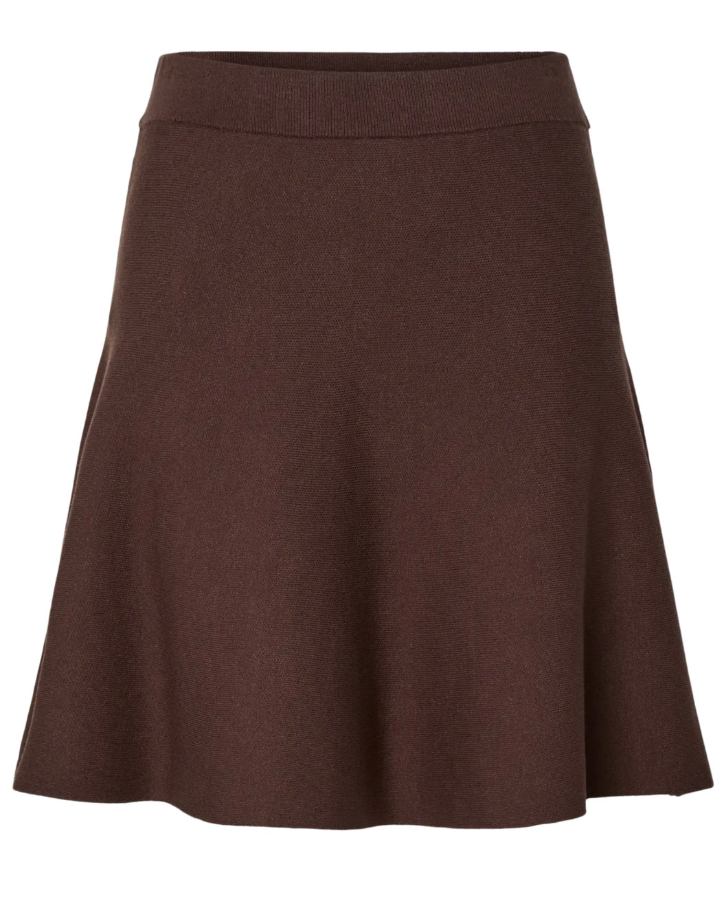 Y.A.S nederdel fonny hw knit chocolate brown