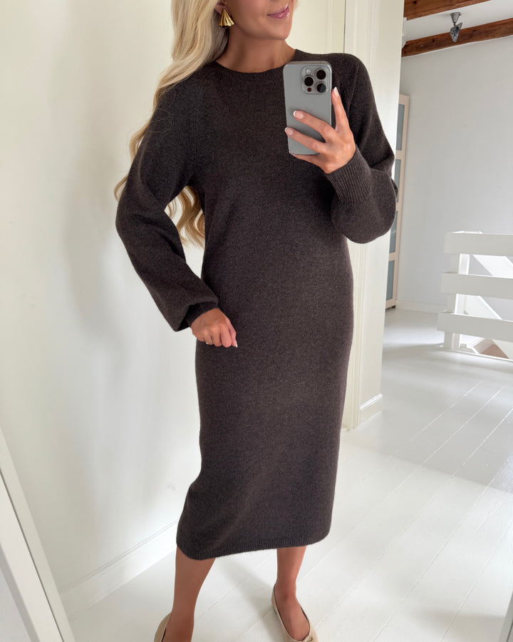 JDY kjole rue life ls maxi bracken/melange