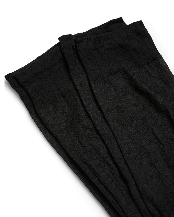 Pieces nylonstrømper movia knee 2 pack d2d fsy black