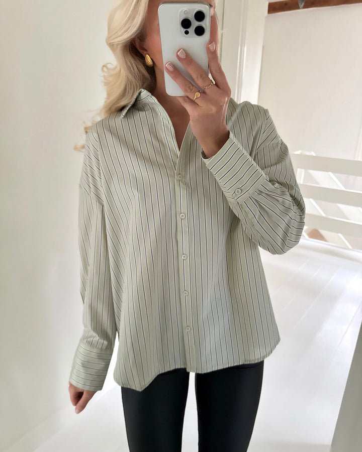 Only skjorte oregon alva ls celadon green/douglas fir