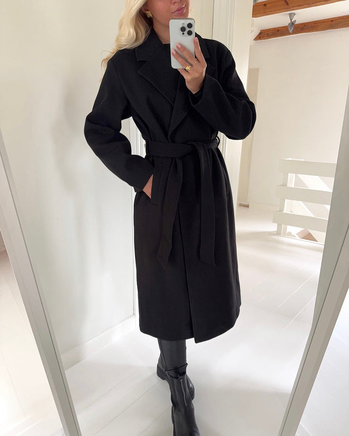 JDY frakke vega long belt black solid