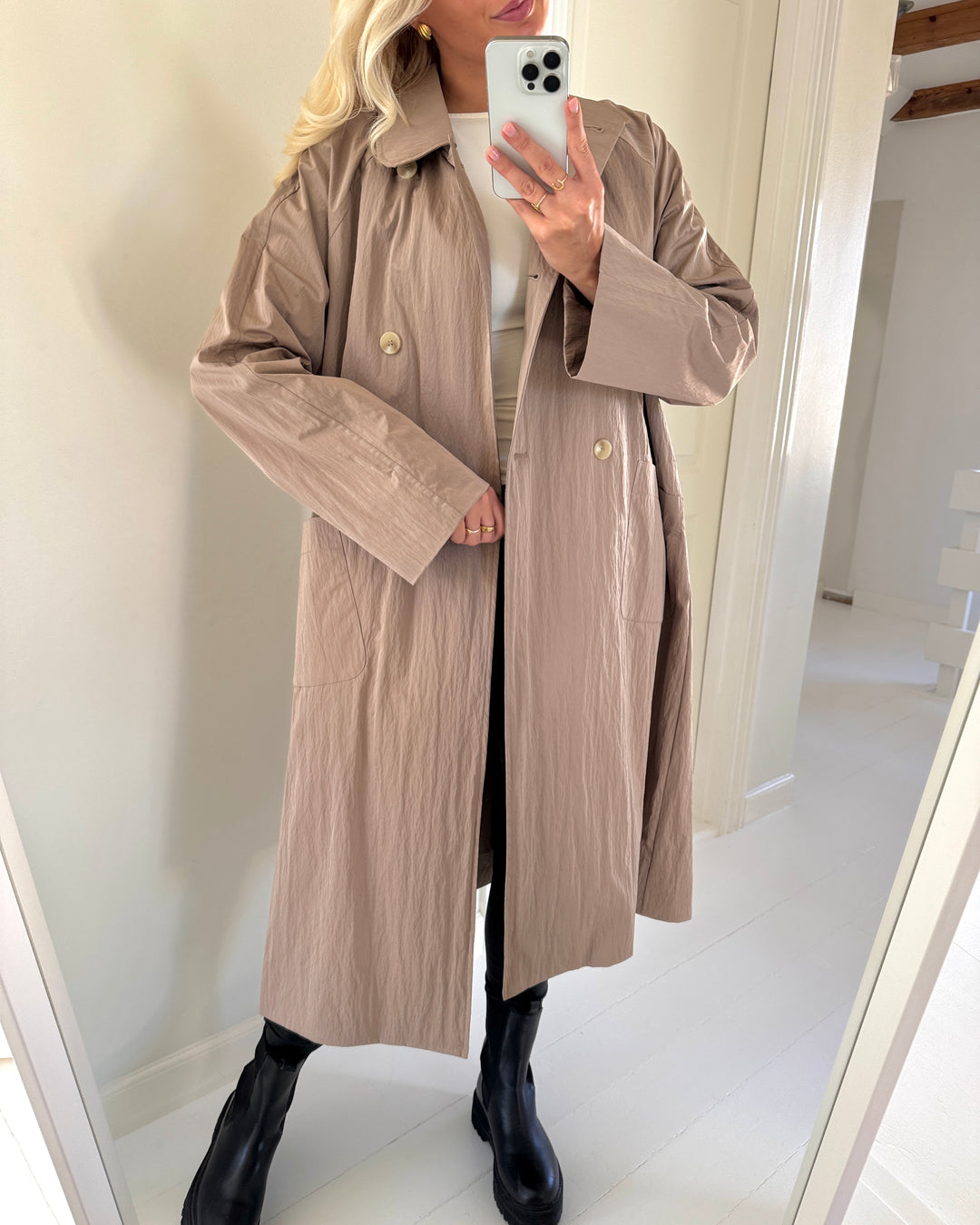 Aware By Vero Moda frakke auden ls long dune