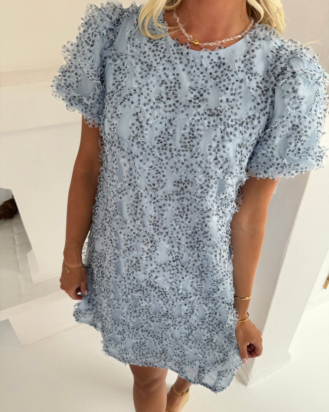 Y.A.S kjole tulli ss skyway w. black dots