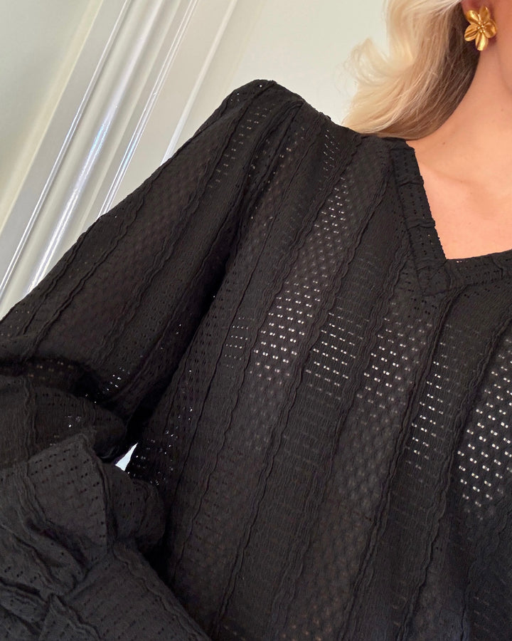 Sister's Point bluse eina-v.ls2 black