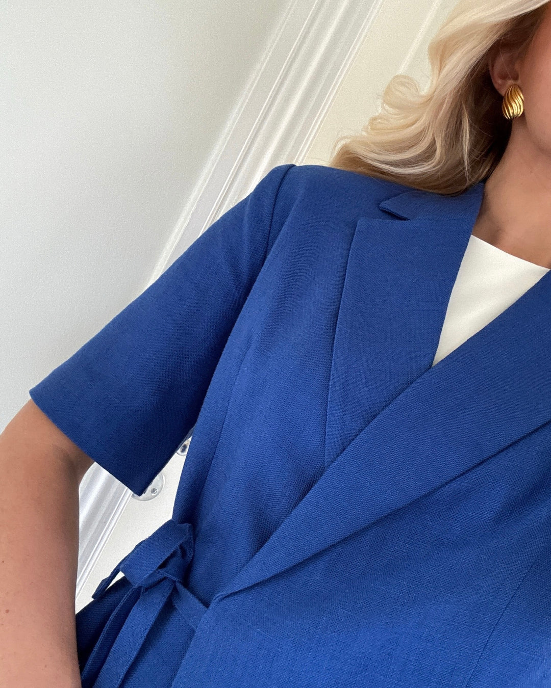 Y.A.S blazer primo 2/4 short dazzling blue