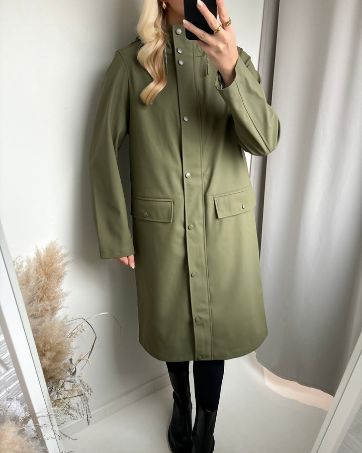 Vero Moda regnjakke malou coated kalamata