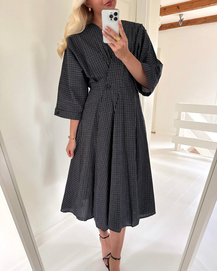Love&Divine kjole love1602-1 black check