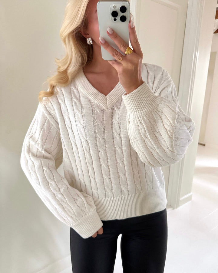 Sister's Point striktrøje hitas-pu cream