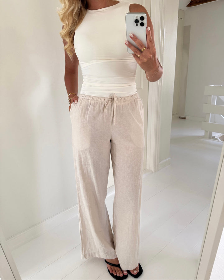 Vero Moda bukser marley oatmeal