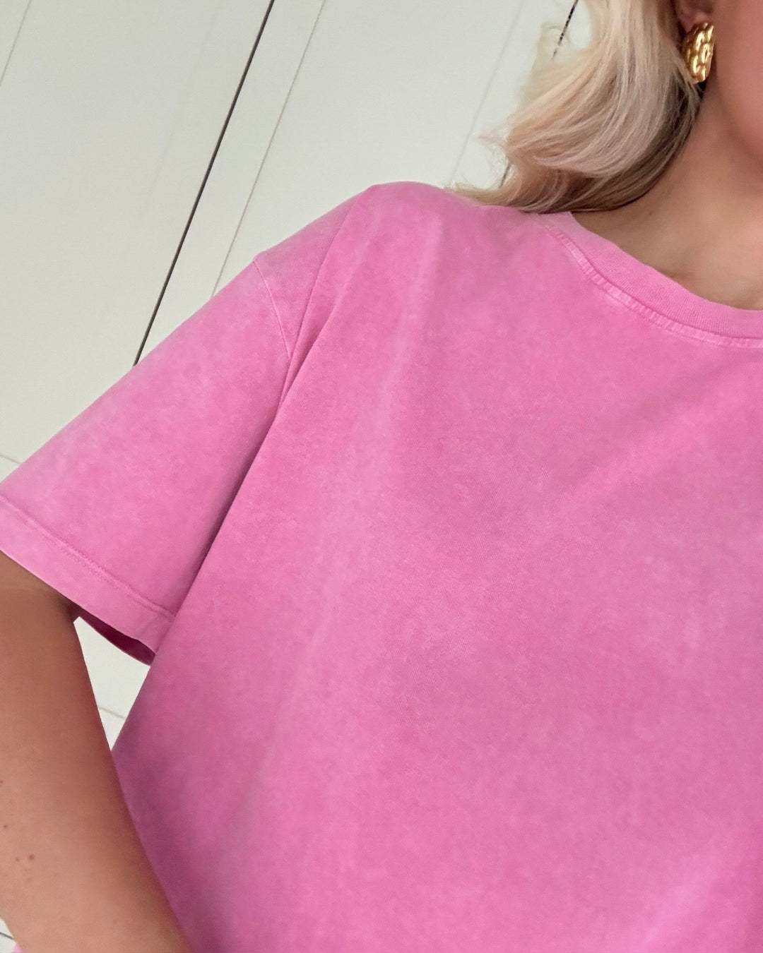 Love&Divine t-shirt love1303-1 pink wash