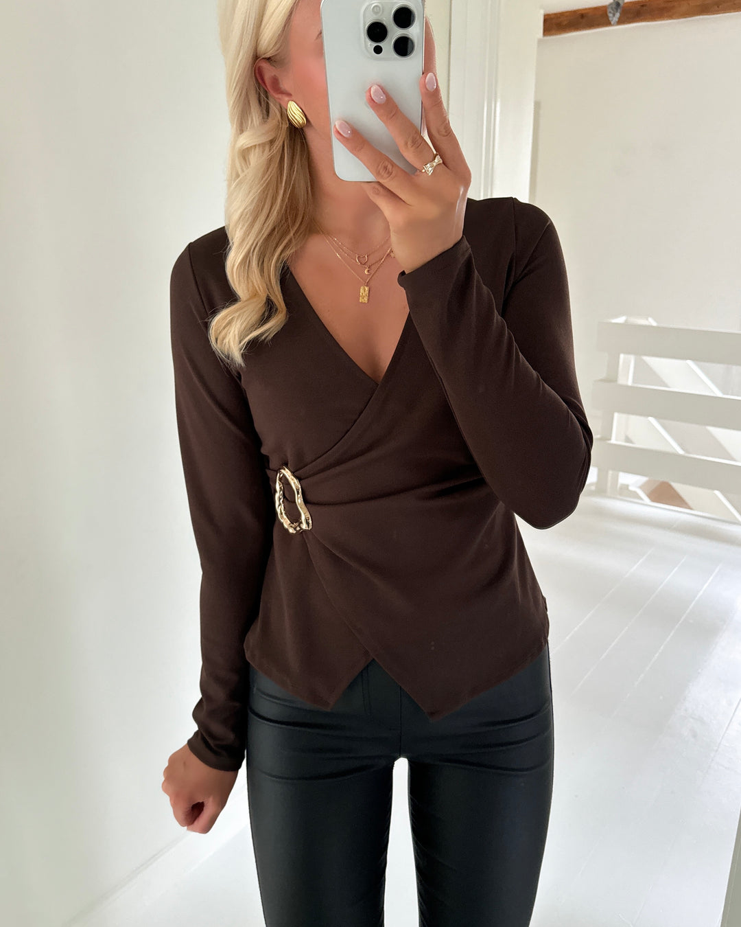 Sister's Point bluse kevela d. chocolate