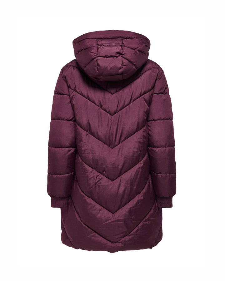 JDY jakke skylar life hood otw fig/black