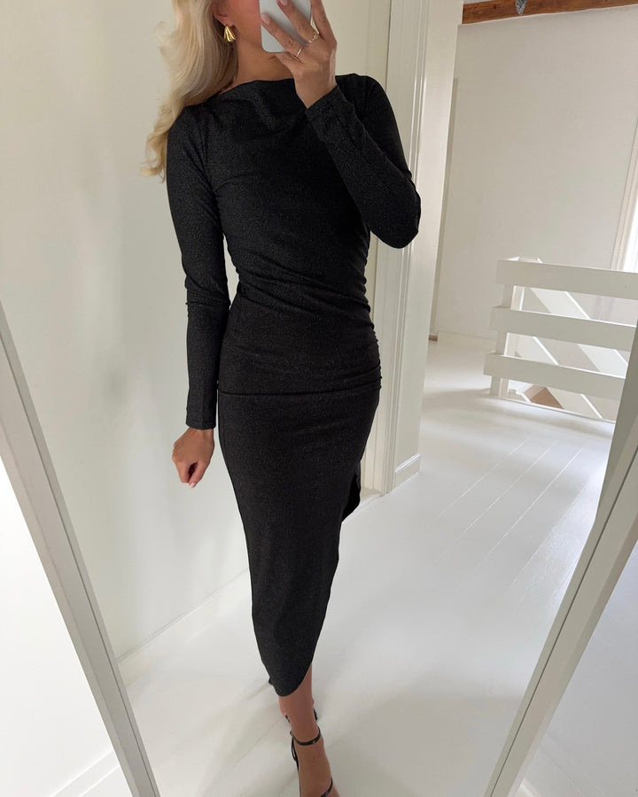 Sister's Point kjole dinner-dr black/silver