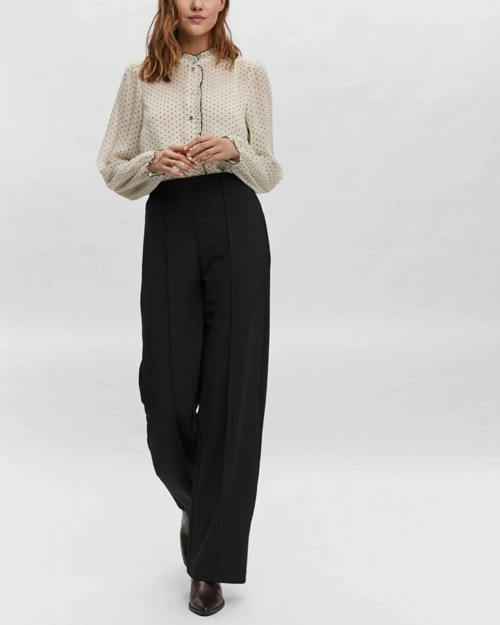 Vero Moda bukser becky hw wide black