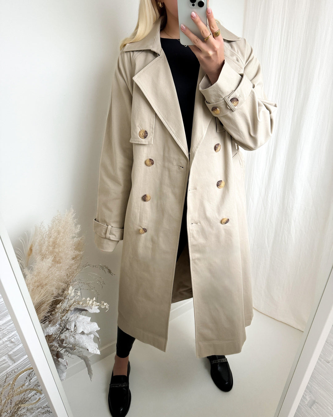 Y.A.S trenchcoat teronimo doeskin