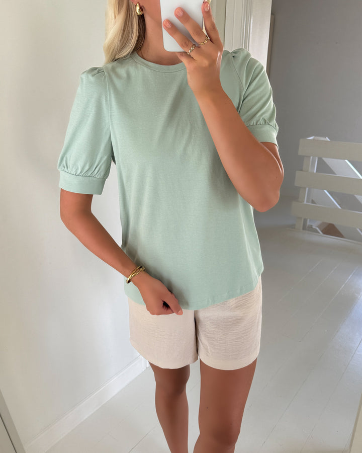 Vero Moda top kerry slit green
